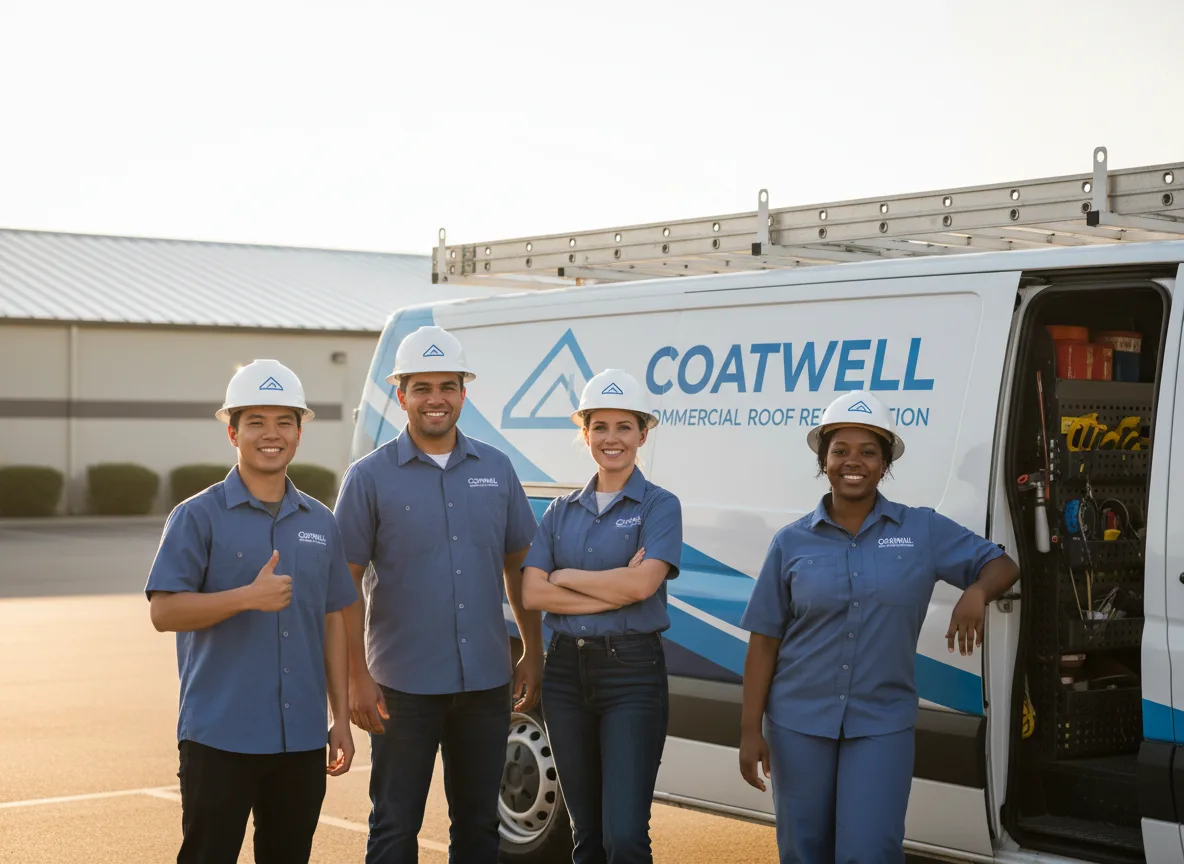 Commercial roof coating company in Asbury, IA
